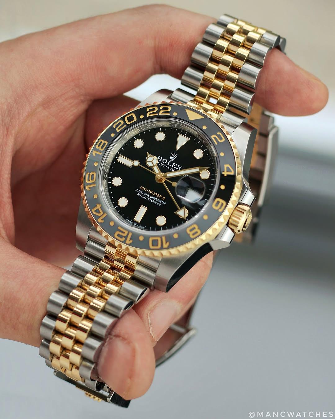Rolex gmt two tone premium quality